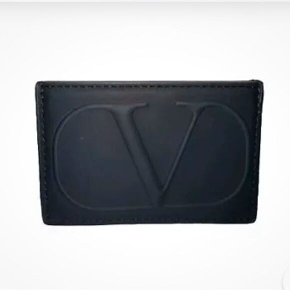 Valentino Garavani Unisex Black Cardholder Case 4"x
2.75".NWOT - Picture 1 of 4